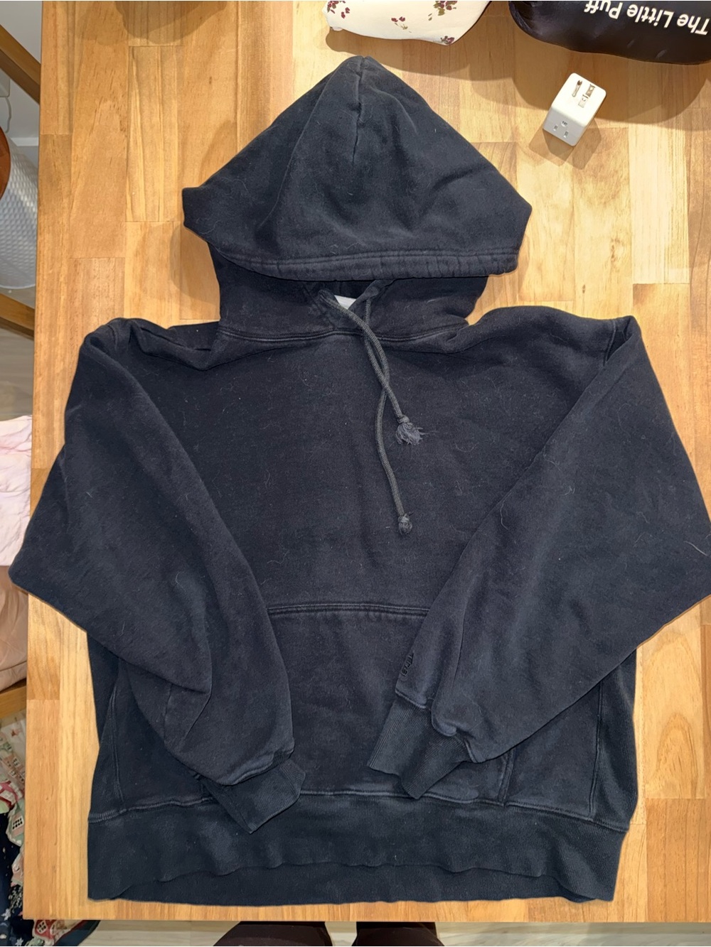 TNA Cozy AF Fleece Hoodie in Black